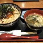 魚沼の畑 - 鮭いくら丼