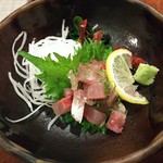 海鮮居酒屋 がいや - 料理写真:アジのたたき