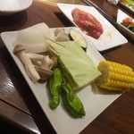 Wan Karubi - 焼き野菜盛り