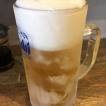 呑み処夢や - 「生ビール」370円也。