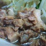 ラーメン二郎 上野毛店 - 崩し豚