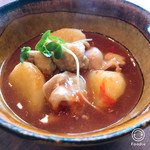 おしかの丘食堂 - 鶏肉とトマト煮