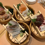 魚民 - 刺身二種盛り✖️4