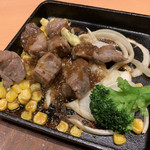 魚民 - 牛カットステーキ