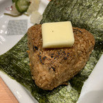 魚民 - 磯風焼の醤油バター焼きおにぎり