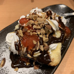 魚民 - カステラのチョコホイップ仕立て