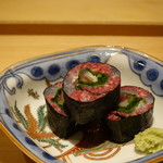 肉屋 雪月花 NAGOYA - 牛とヒラメの巻物