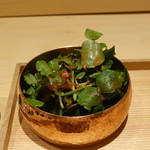 肉屋 雪月花 NAGOYA - 天然のクレソンにイチゴのドレッシング