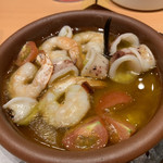 魚民 - 海鮮アヒージョ