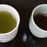 味みしま - 最初は緑茶で最後にほうじ茶。ミニ懐石,20190209味みしま(愛知県豊田市)2回目食彩品館.jp