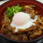 宮島サービスエリア（下り）スナックコーナー - 牛すき焼き丼アップその１