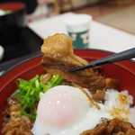 宮島サービスエリア（下り）スナックコーナー - 牛すき焼き丼アップその２