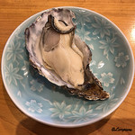 小判寿司 - 貝出汁で湯霜にした牡蠣