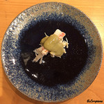 小判寿司 - ずわいがに蟹みそ掛け