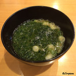 小判寿司 - 青さ味噌汁