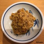 小判寿司 - 鮟鱇の肝なめろう仕立