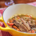 Bien - "豕五花肉（ぶたばらにく）オーベルニュ風（ふう）"、豕五花肉（ぶたのばらにく）＋安南靑胡椒（あんなんあをこせう）＋小扁豆（ひらまめ）