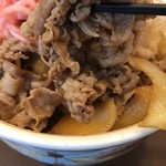 すき家 - 肉をガバッと摘んでもご飯が見えません(2019.3.10)