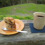 珈琲とケーキで６００円