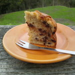 チョコとバナナのケーキ３００円