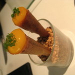 カセント - タパス⑥ずわい蟹クリームのコルネ