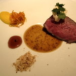 カセント - 佐賀牛ステーキ、ジュとシェリー酒とトリュフソース