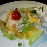 キッチンきむら - サラダは綺麗な盛りつけで○