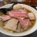 純手打ち だるま - チャーシューにたまごトッピング