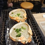 磯丸水産 - 蟹味噌甲羅焼き499円