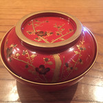 魚菜料理 縄屋 - 口吸：桜鱒、筍、ほうれん草、天然椎茸 1