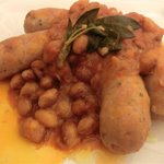 トラットリア 29 - 「サルシッチャとトラ豆の煮込み」：プリッと弾け♪甘さと旨さとハーブが香り立つ！