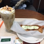 タリーズコーヒー - 料理写真:2019.3.10 ラタトゥーユ マスカルポーネ 450円と
ミルキーハニーソイラテのアイス550円
