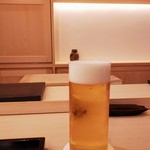 鮨 土方 - 生ビール