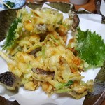 はまぐり - 小柱のかき揚げ