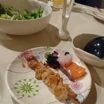 名古屋個室居酒屋 柚柚～yuyu～ - 焼き鳥・肴刺身小皿にうつしたこと