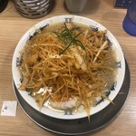 煮干そば 流。 - アブラ煮干しそば 並  ＋ 辛ネギ