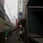 煮干そば 流。 - 店舗前