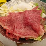 名阪関ドライブイン - 松坂牛すき焼き
