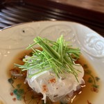 松川 - 河豚　白子ソース