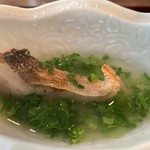 松川 - ぐじ　菜の花餡かけ