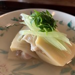 松川 - 筍と蛤　炊合わせ