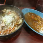 Futaba - 双葉　半カレーライス+野菜ラーメン