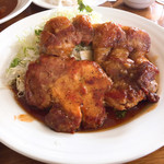 とわいらいと - 【2019年02月】ポークソテー（メイン大盛り）のアップ。