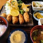 奥藤 - 秋冬限定 カキフライ定食