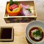 くろぎ - 造り  鮪・鯛・クエ、あん肝