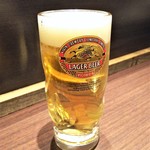 東海苑 - 生はラガー。