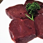 東海苑 - 上レバーはそのままゴマ油に付けて食べたい(T_T)