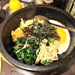 東海苑 - 石焼ビビンバ。