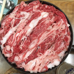 すき焼･鍋物 なべや - 牛肉鉄鍋