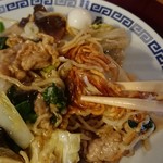 Kishiyuu Dai Hanten - 麺の焼き加減、いいんですよ〜